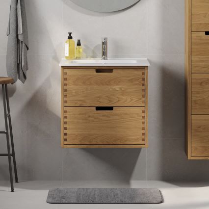 Underskab til håndvask GRIBSKOV 60 cm beige/eg