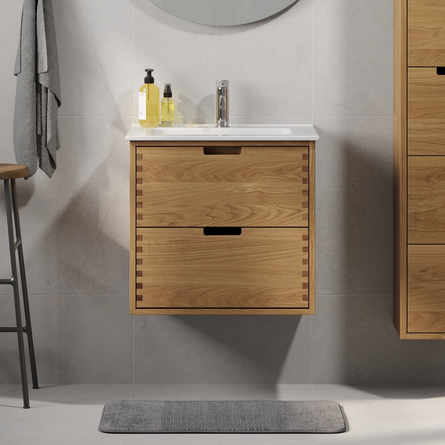 Underskab til håndvask GRIBSKOV 60 cm beige/eg