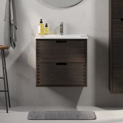 Underskab til håndvask GRIBSKOV 60 cm brun/eg