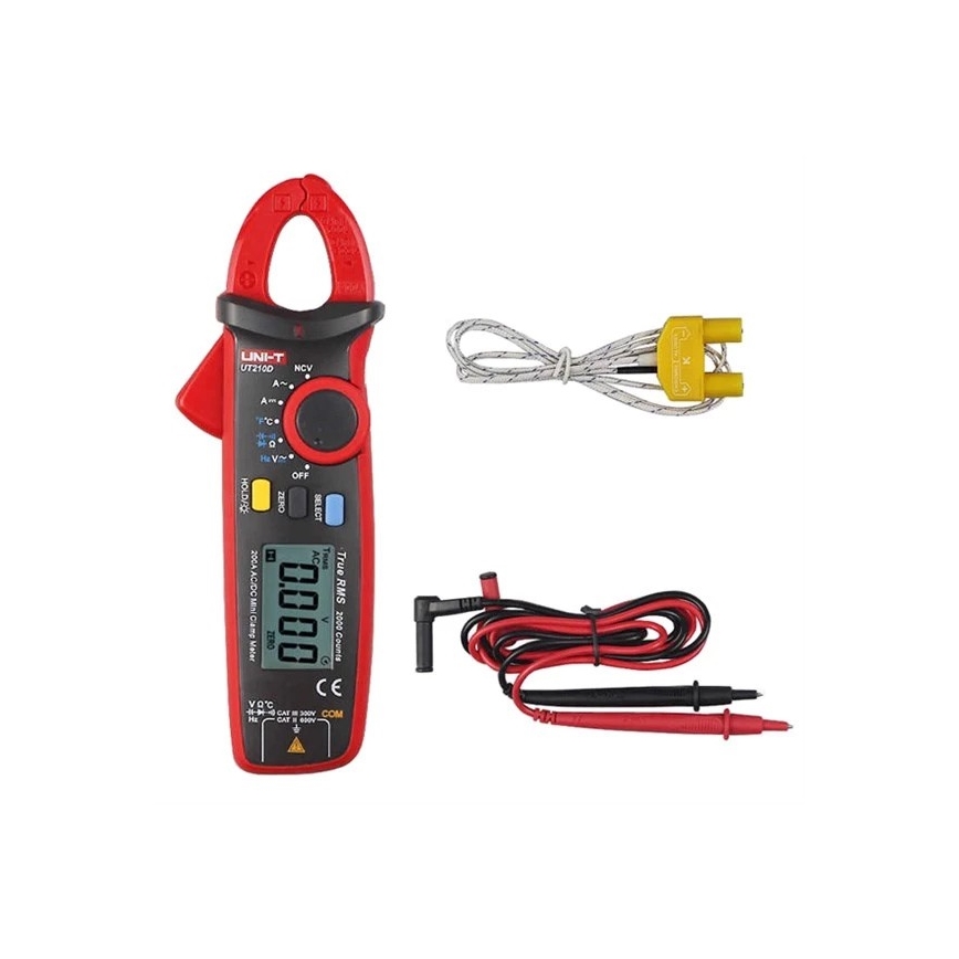 Uni-T - Multimeter med klemme 2xAAA