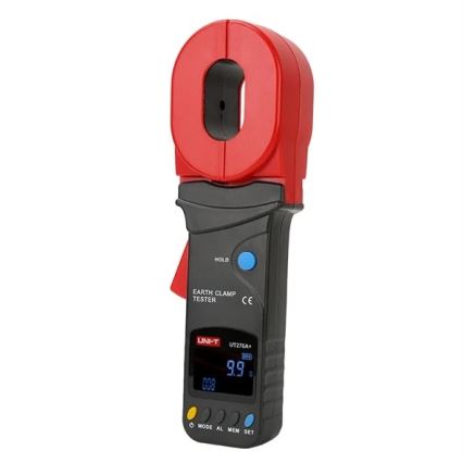 Uni-T UT276A+ - Måleklemme til jordforbindelse, drevet af 4xAA-batterier