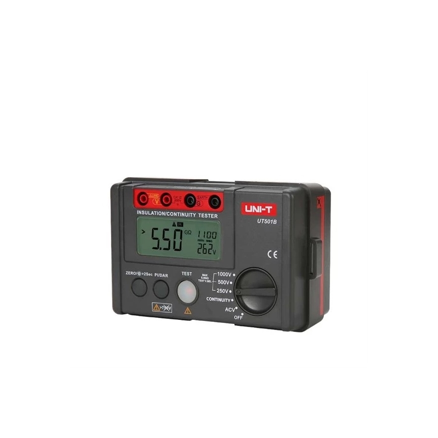 Uni-T UT501B - Isolationsmodstandsmåler, batteridrevet (6×AA)