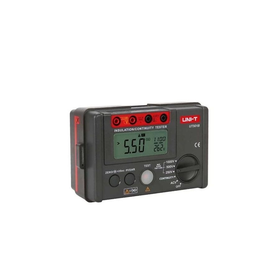 Uni-T UT501B - Isolationsmodstandsmåler, batteridrevet (6×AA)