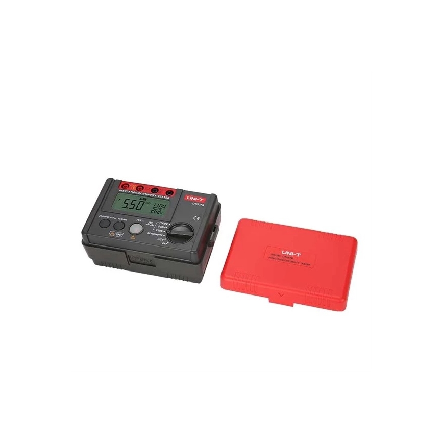 Uni-T UT501B - Isolationsmodstandsmåler, batteridrevet (6×AA)