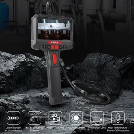 Uni-T UT663B - Inspektionskamera 3,7V 3000 mAh IP67 3m