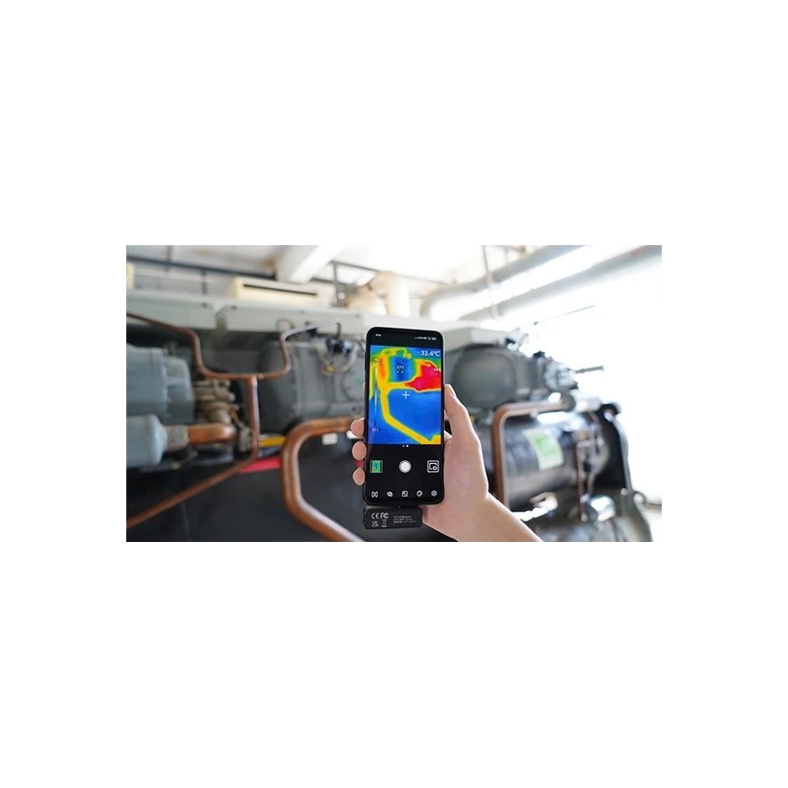 Uni-T UTi120MS - Termisk kamerabelysning til iPhone
