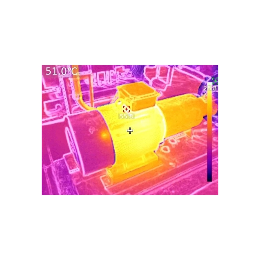 Uni-T UTi720V - Termisk kamera 5200 mAh 640x480 px 3,7V IP54