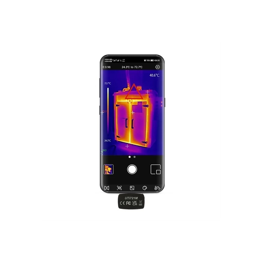 Uni-T UTi721M - Termisk kamera med USB-C