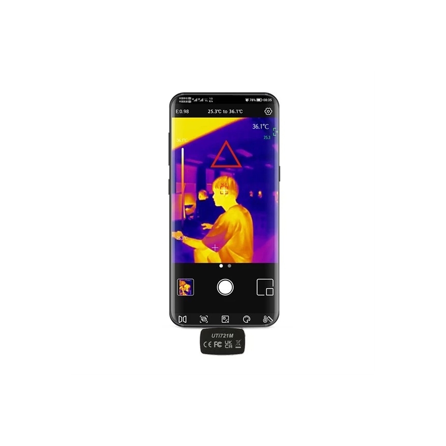 Uni-T UTi721M - Termisk kamera med USB-C