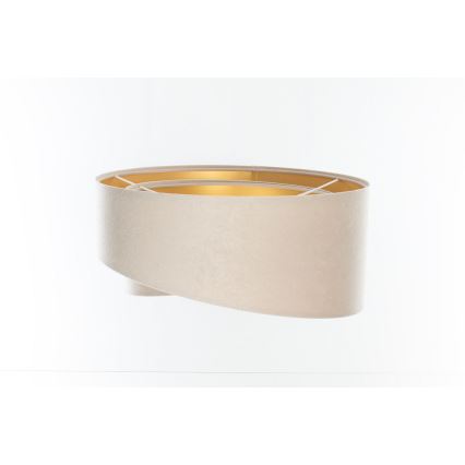 Universal lampeskærm GALAXY E27 Ø 45 cm beige/guld
