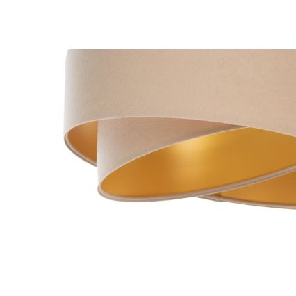 Universal lampeskærm GALAXY E27 Ø 45 cm beige/guld