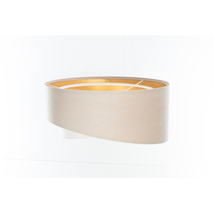 Universal lampeskærm GALAXY E27 Ø 45 cm beige/hvid/guld