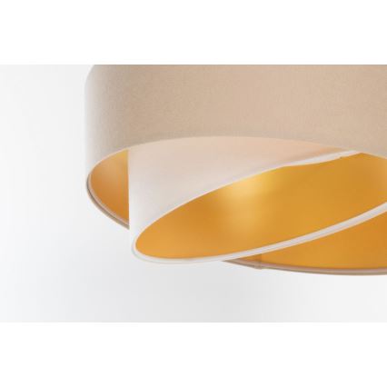 Universal lampeskærm GALAXY E27 Ø 45 cm beige/hvid/guld