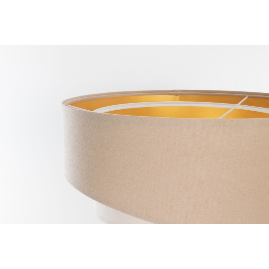 Universal lampeskærm GALAXY E27 Ø 45 cm beige/hvid/guld