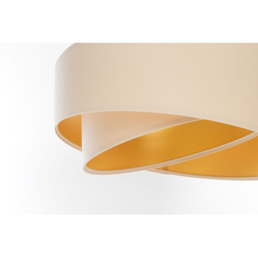 Universal lampeskærm GALAXY E27 Ø 45 cm creme/guld