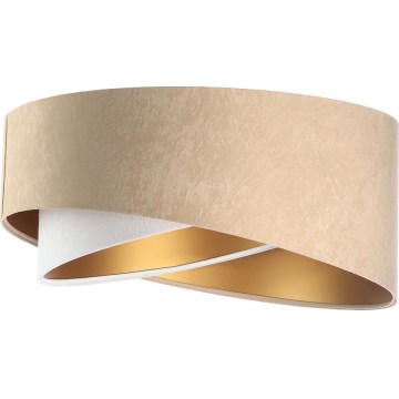 Universal lampeskærm GALAXY E27 Ø 45 cm beige/hvid/guld