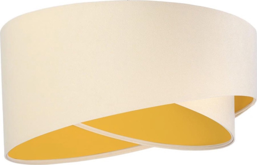 Universal lampeskærm GALAXY E27 Ø 45 cm creme/guld