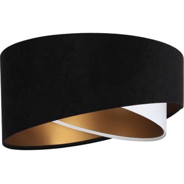 Universal lampeskærm GALAXY E27 Ø 45 cm sort/hvid/guld