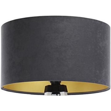 Universal lampeskærm STANDARD E27 Ø 45 cm grå/guld