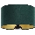 Universal lampeskærm STANDARD E27 Ø 45 cm grøn/guld