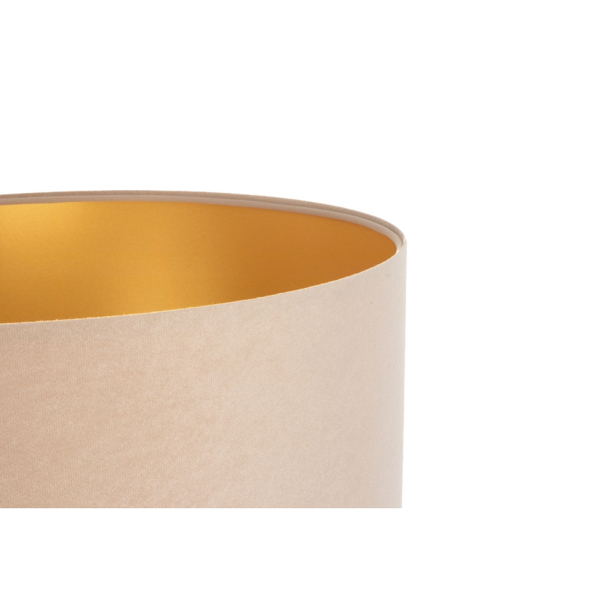 Universal lampeskærm STANDART E27 Ø 45 cm beige/guld