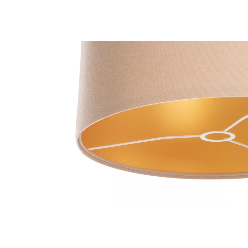 Universal lampeskærm STANDART E27 Ø 45 cm beige/guld