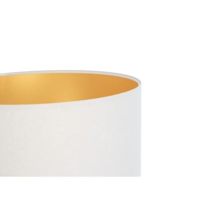 Universal lampeskærm STANDARD E27 Ø 45 cm hvid/guld