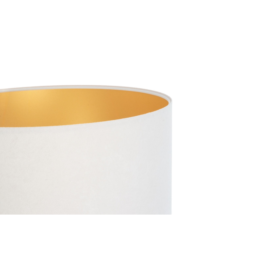Universal lampeskærm STANDARD E27 Ø 45 cm hvid/guld