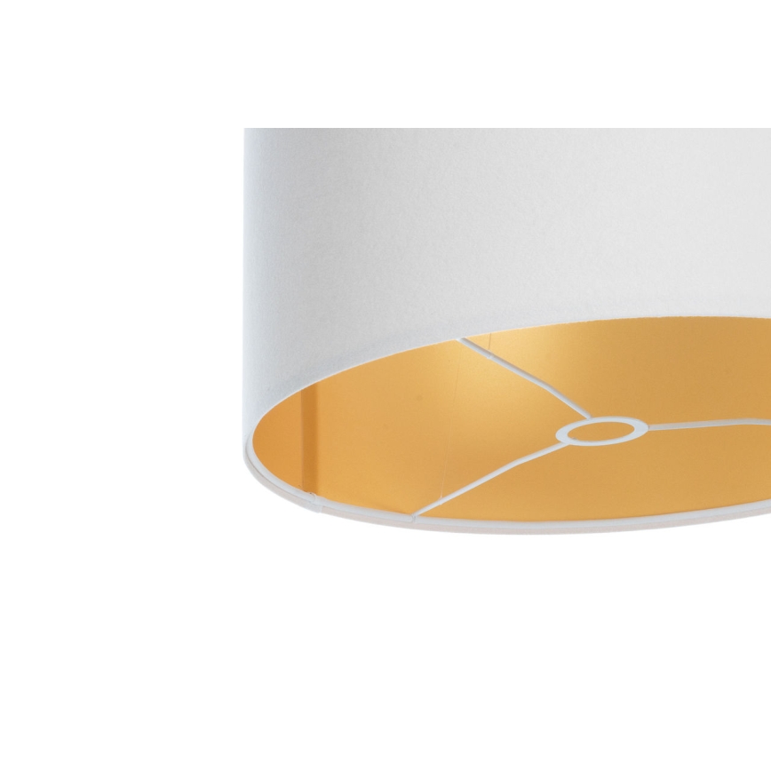Universal lampeskærm STANDARD E27 Ø 45 cm hvid/guld