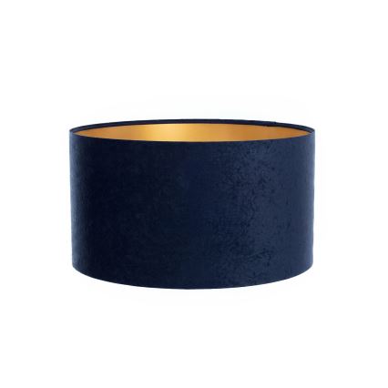 Universal lampeskærm STANDART E27 Ø 45 cm blå/guld