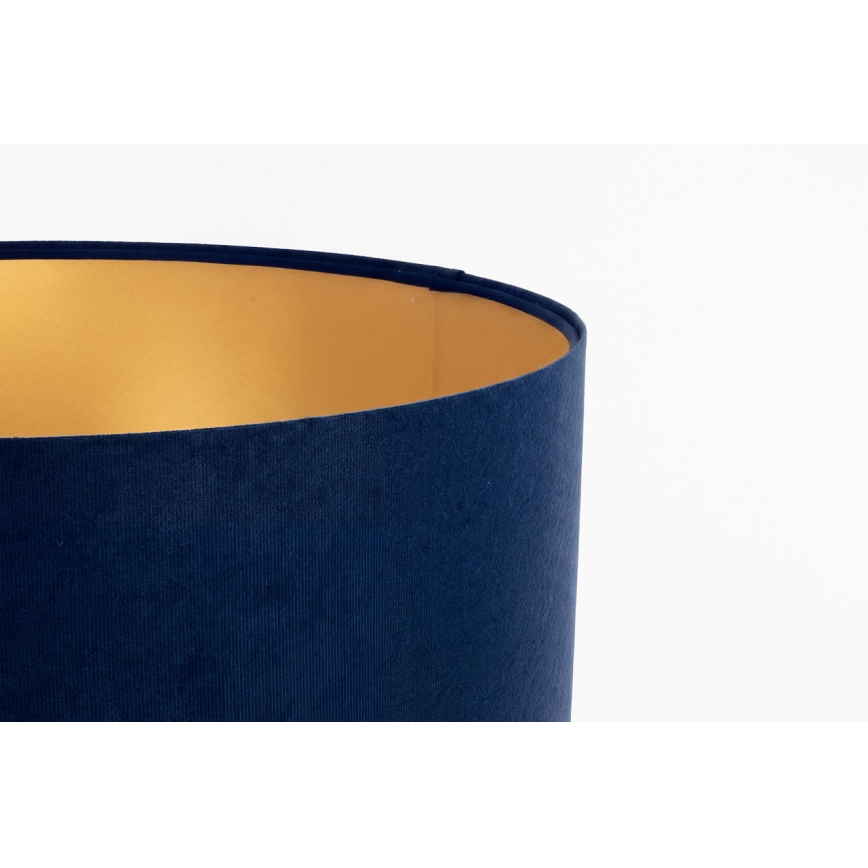 Universal lampeskærm STANDART E27 Ø 45 cm blå/guld
