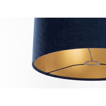 Universal lampeskærm STANDART E27 Ø 45 cm blå/guld