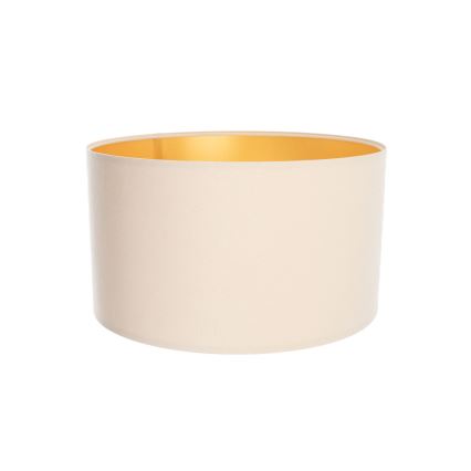 Universal lampeskærm STANDART E27 Ø 45 cm creme/guld