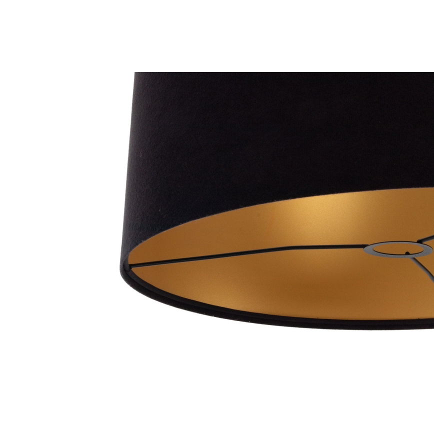 Universal lampeskærm STANDART E27 Ø 45 cm sort/guld