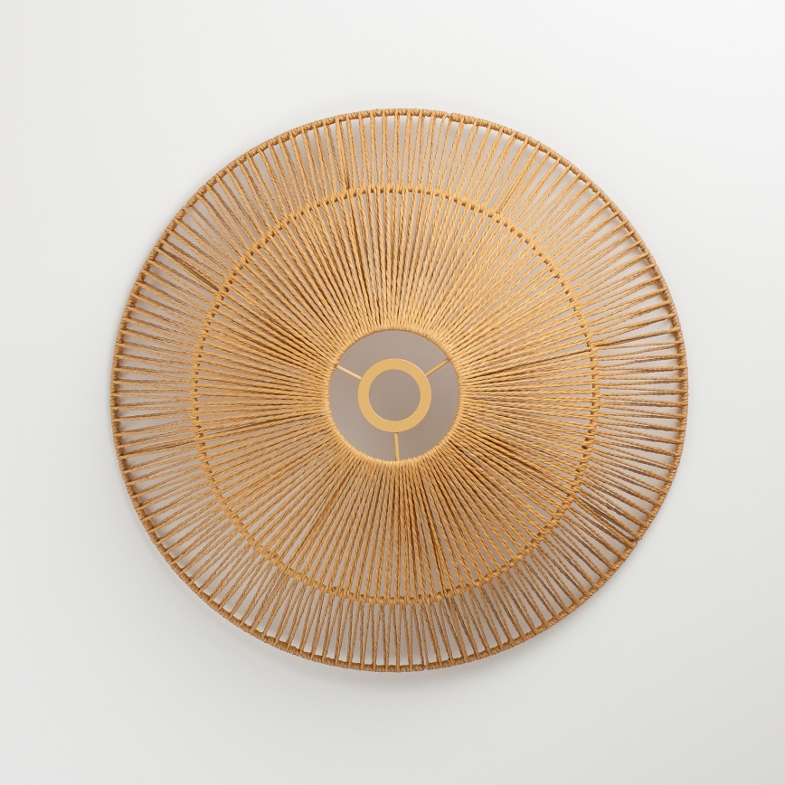 Universal lampskærm KERIA, Ø 50 cm, brun