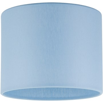 Universel erstatningslampskærm, cylinder, til E27, Ø 20 cm, blå