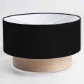 Universel KERIA lampskærm Ø 50 cm, sort/brun