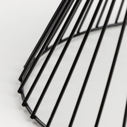 Universel lampeskærm CURITIBA Ø 30 cm, sort