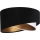 Universel lampeskærm GALAXY E27 diameter 45 cm sort/hvid/guldfarvet