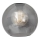 Universel lampeskærm glas SOFIA E27 diameter 20 cm grå