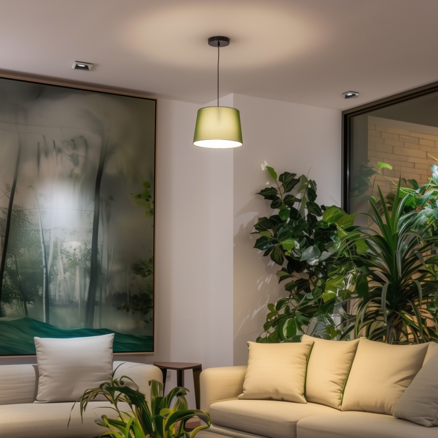 Universel lampeskærm KERIA Ø 30 cm grøn