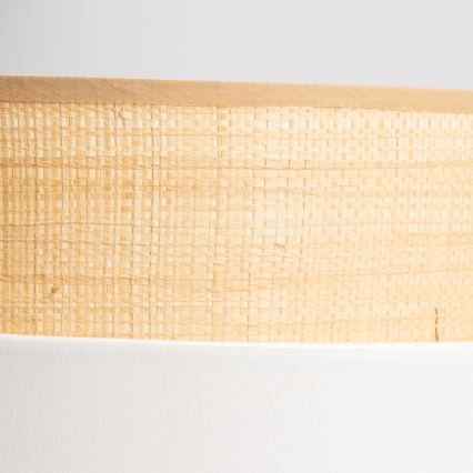 Universel lampeskærm KERIA Ø 40 cm beige/hvid