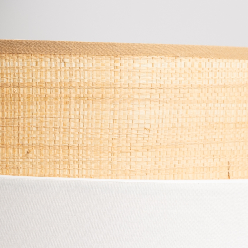 Universel lampeskærm KERIA Ø 40 cm beige/hvid