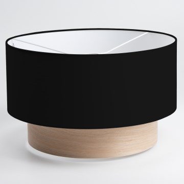 Universel lampeskærm KERIA, Ø 50 cm, sort/beige