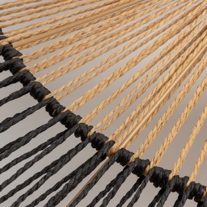 Universel lampeskærm KERIA Ø 80 cm brun/sort