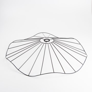 Universel lampskærm CURITIBA Ø 80 cm sort