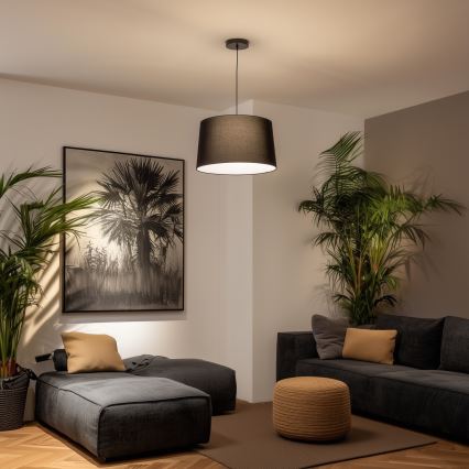 Universel lampskærm KERIA Ø 45 cm, sort