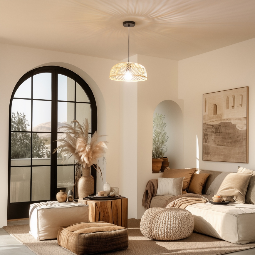 Universel lampskærm KERIA Ø 60 cm beige