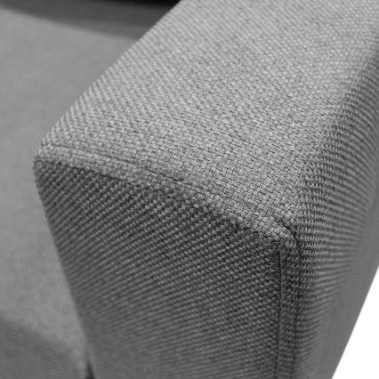 Universel U-formet hjørnesofa med sovefunktion og opbevaringsrum SEYA, grå