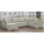 Universel U-formet hjørneudtrækssofa LONDON, beige